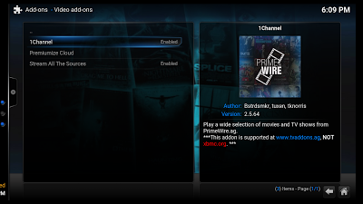 Kodi 1Channel