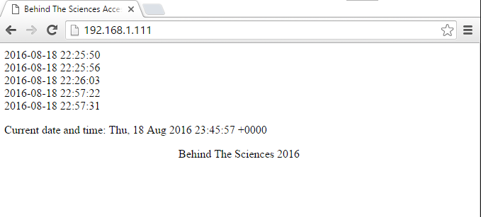 Pi Web Interface